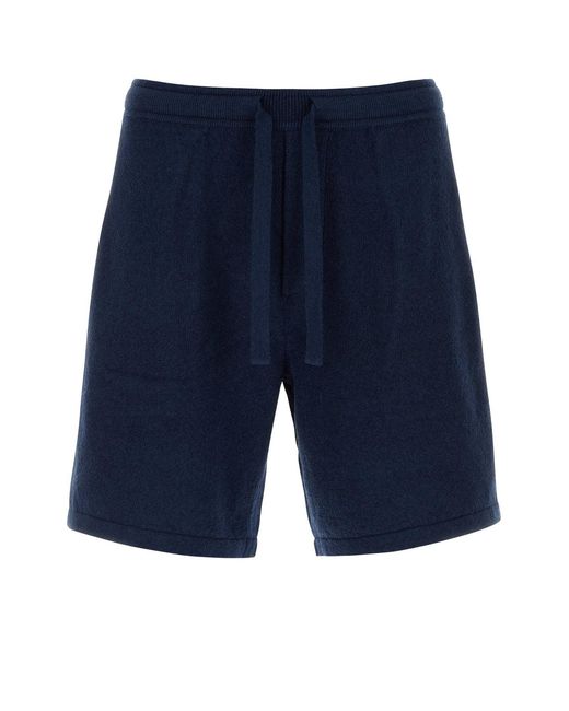 Dolce & Gabbana Blue Solid Shorts for men