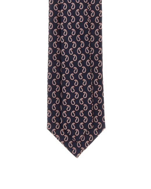 Brioni Multicolor Embroidered Silk Tie for men