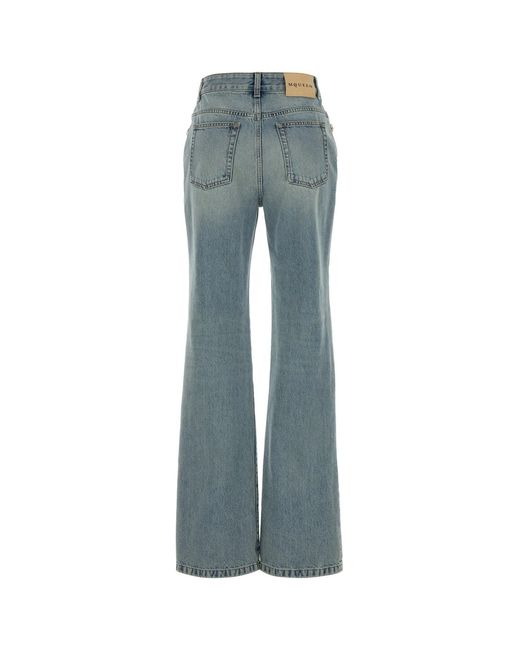 McQueen Blue Denim Jeans