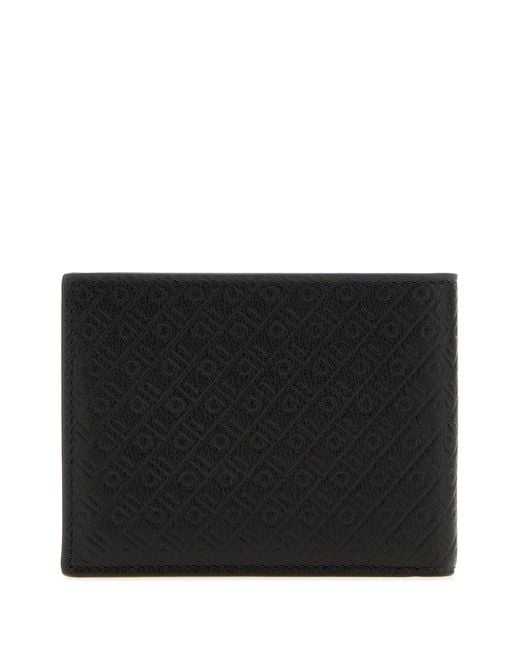 Ferragamo Black Leather Wallet for men