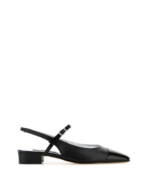 Ballerine Oceano in pelle nera di CAREL PARIS in Black