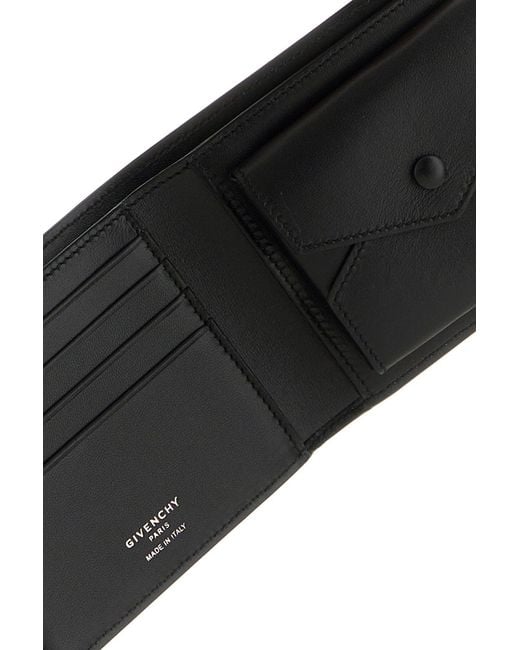 Givenchy Black Leather Wallet for men