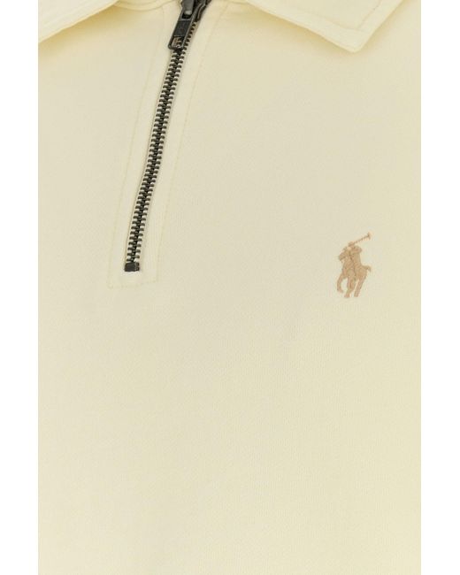 Polo Ralph Lauren Natural Cream Cotton Polo Shirt for men