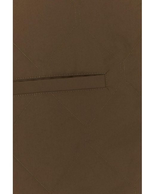 Jil Sander Brown Polyester Jacket