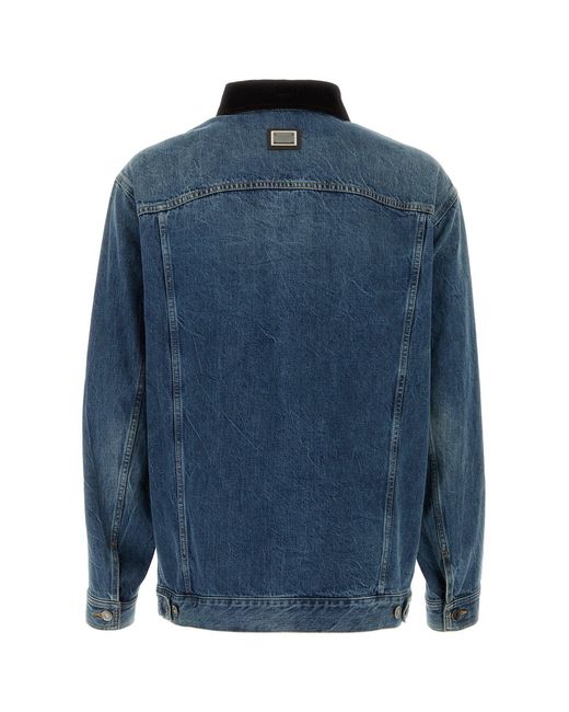 Dolce & Gabbana Blue Denim Jacket for men