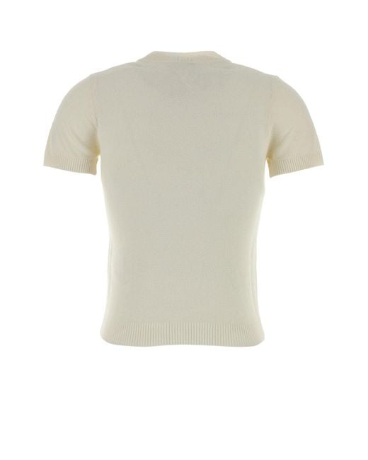Casablanca Multicolor Ivory Cotton Blend T-Shirt