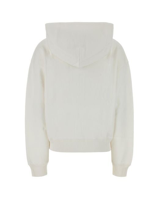 Sporty & Rich White Cotton Sweatshirt