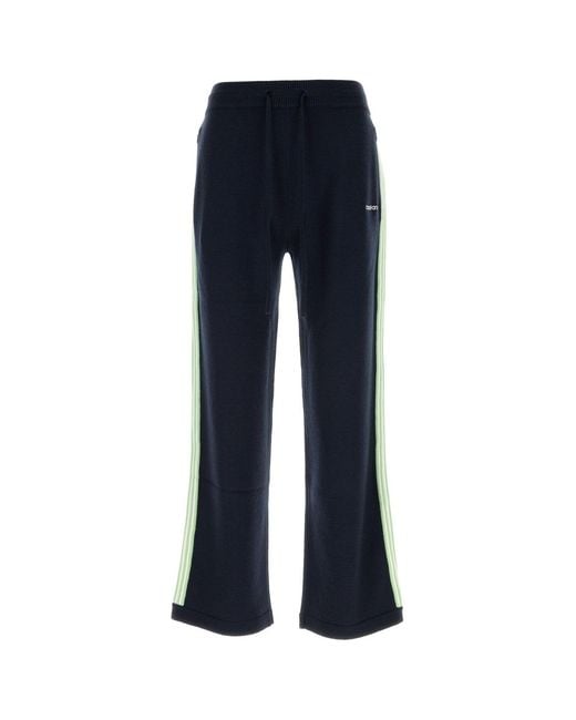 Casablanca Navy Blue Wool Pant for men