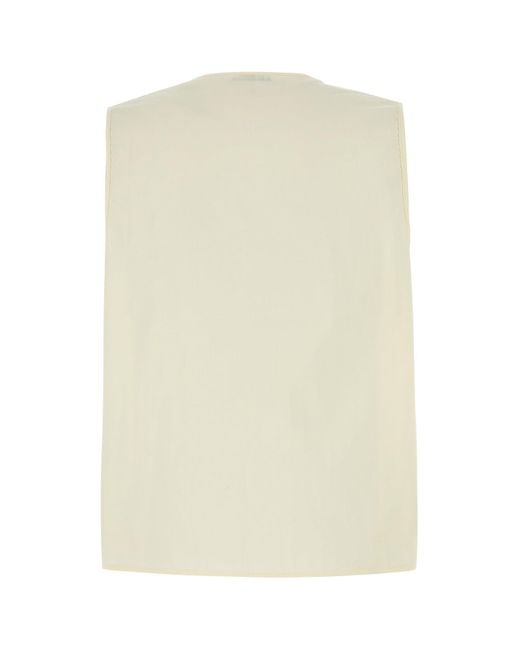 Amotea Natural Cream Cotton Akiko Top