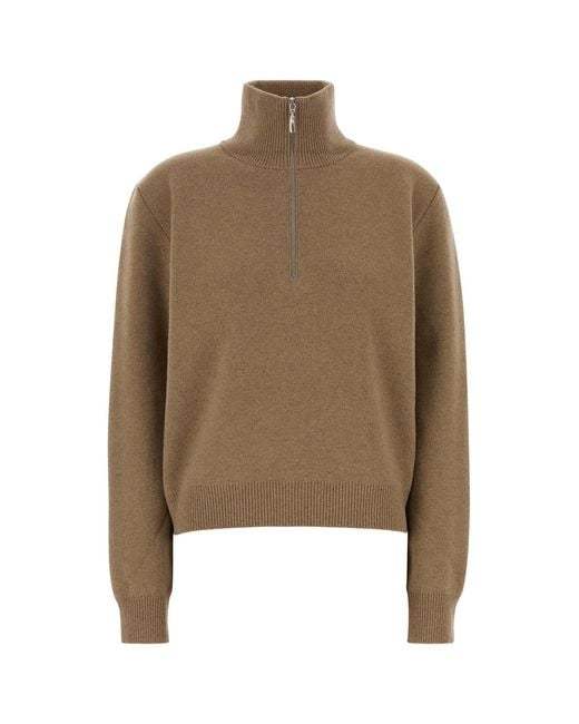 Rohe Natural Melange Camel Wool Blend Moulin Sweater