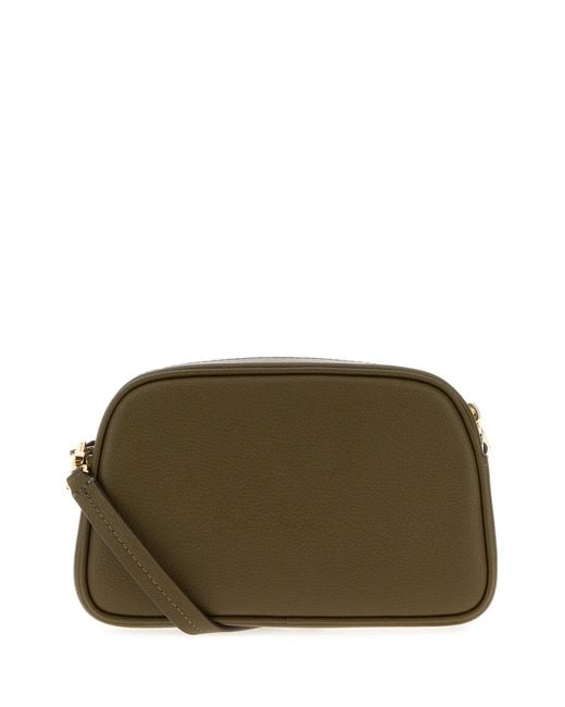 MICHAEL Michael Kors Olive Green Leather Jet Stet Crossbody Bag