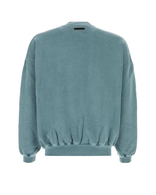 Fear Of God Blue Campus 90's Crewneck Sweatshirt