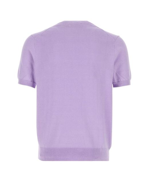 Polo Ralph Lauren Purple Short Sleeve Sweaters for men