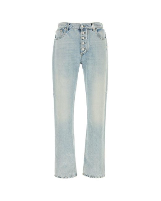 McQueen Blue Denim Jeans for men