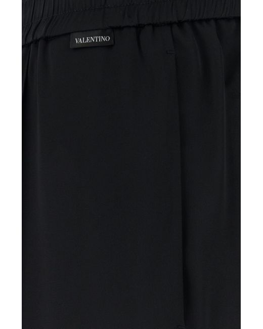 Valentino Garavani Black Pantalone for men