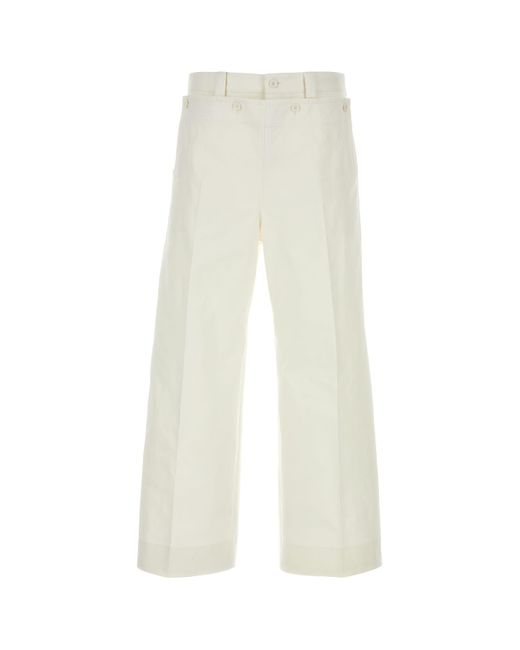Dolce & Gabbana White Pantalone for men
