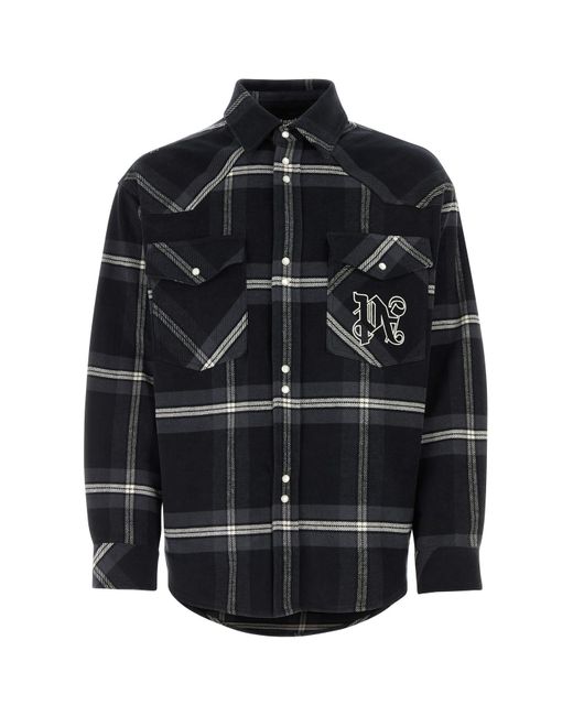 Palm Angels Black Camicia for men
