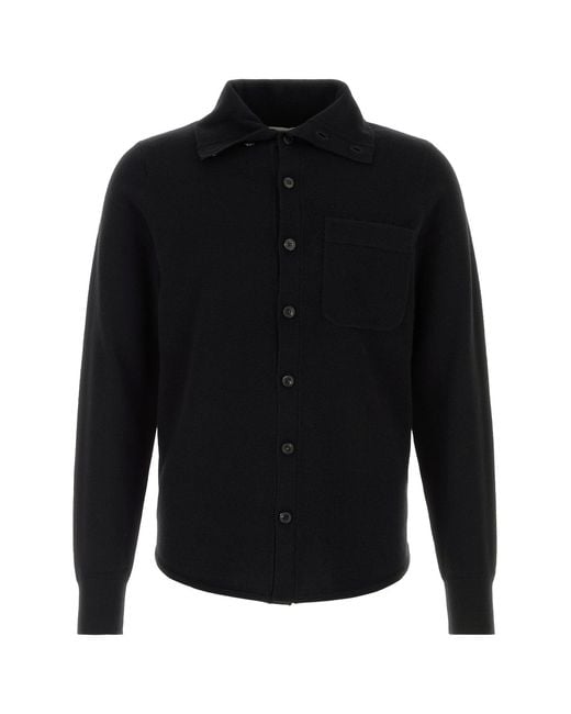 Dries Van Noten Black Cashmere Monaco Cardigan for men