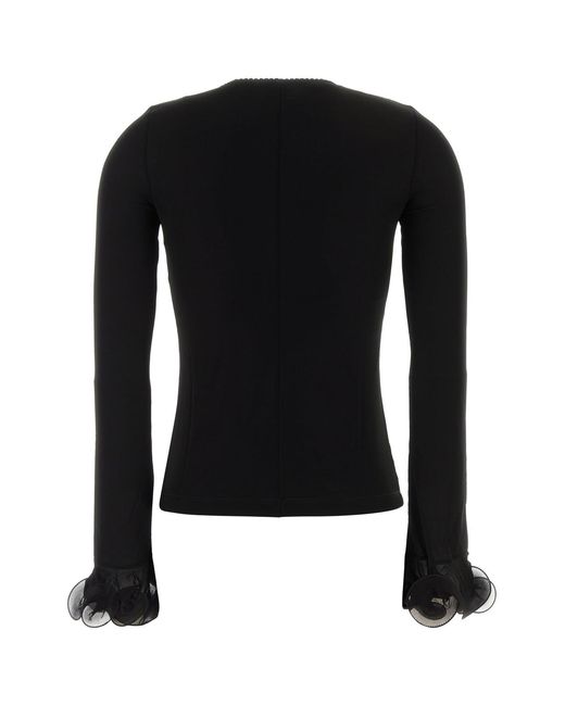 Moschino Black Jersey Top