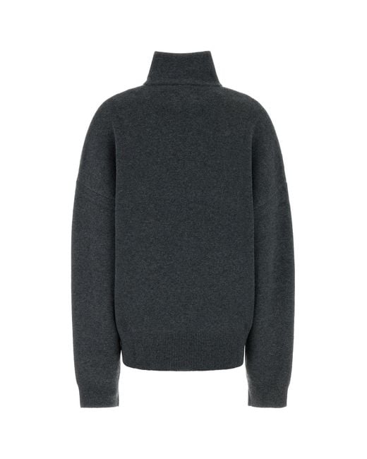 Extreme Cashmere Black Dark Grey Cashmere Blend N°235 Sweater