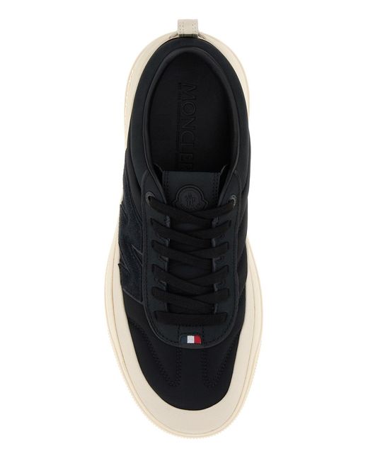 Moncler Black Canvas Altive Sneakers for men