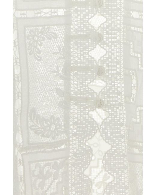 Zimmermann White Ramie Aster Dress