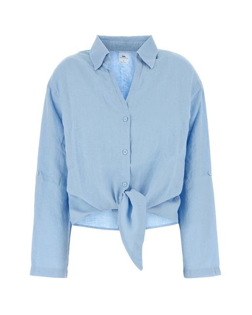 Camicia in lino azzurro di Lois in Blue