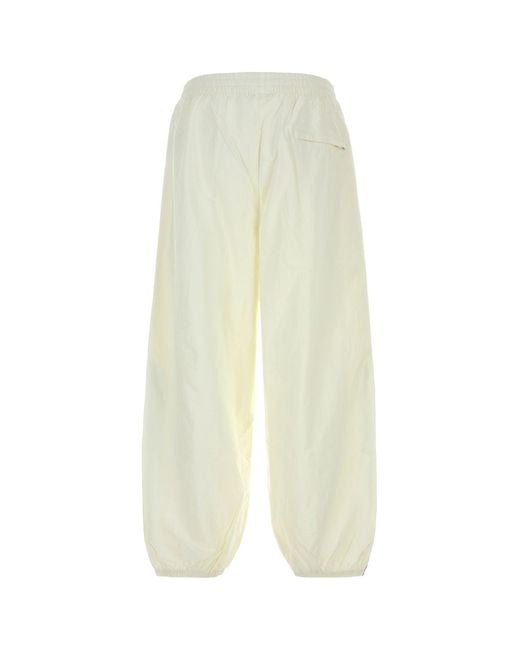 ADIDAS X WILLY CHAVARRIA White Nylon joggers for men