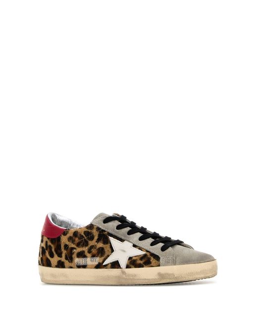 Golden Goose Deluxe Brand Brown Lace Up Sneakers