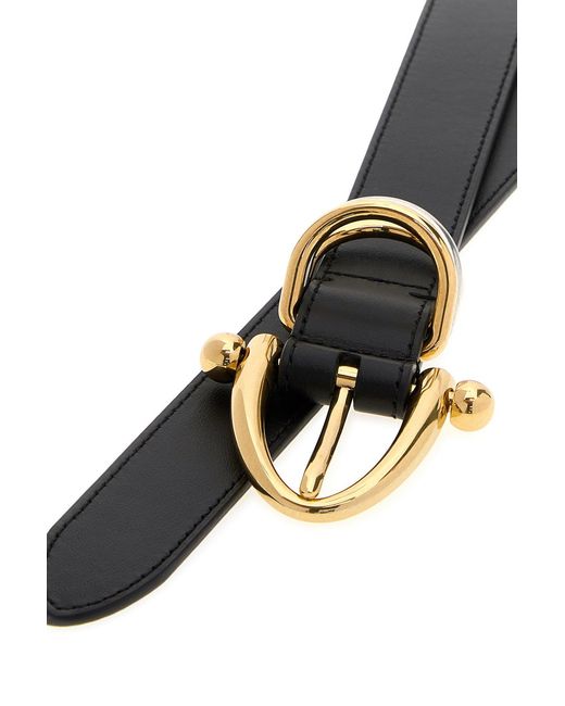 Chloé Black Leather Chloé Bracelet Belt