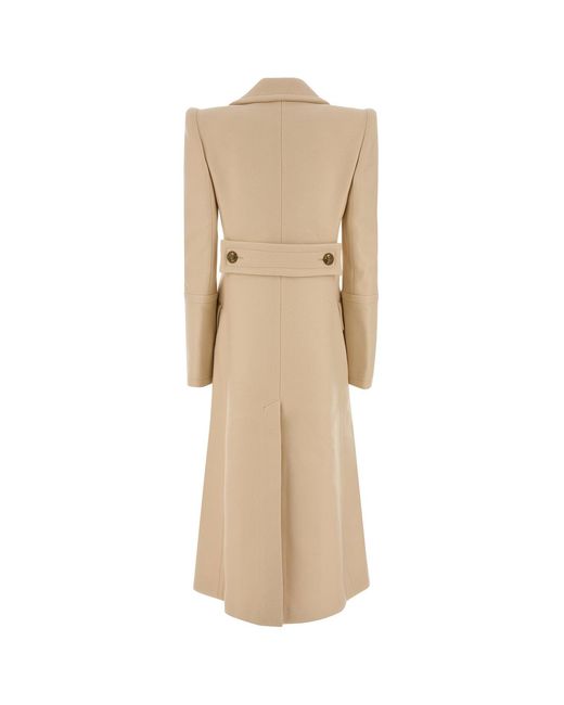 Zimmermann Natural Sand Wool Blend Hypnotic Coat