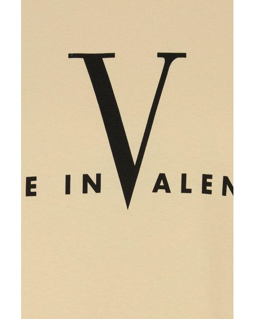 Valentino Garavani Natural Beige Cotton T-shirt for men