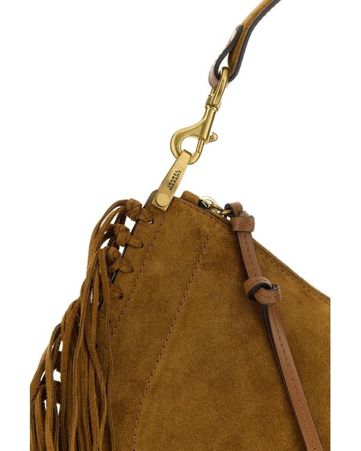 Isabel Marant Brown Suede Oskan Shoulder Bag