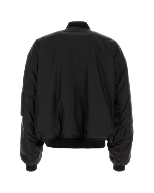 Bomber X Automobili Lamborghini in nylon nero di Balenciaga in Black da Uomo