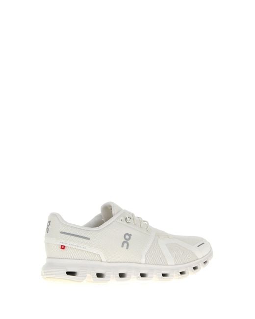 Sneakers Cloud 6 in rete bianca di On Shoes in White da Uomo