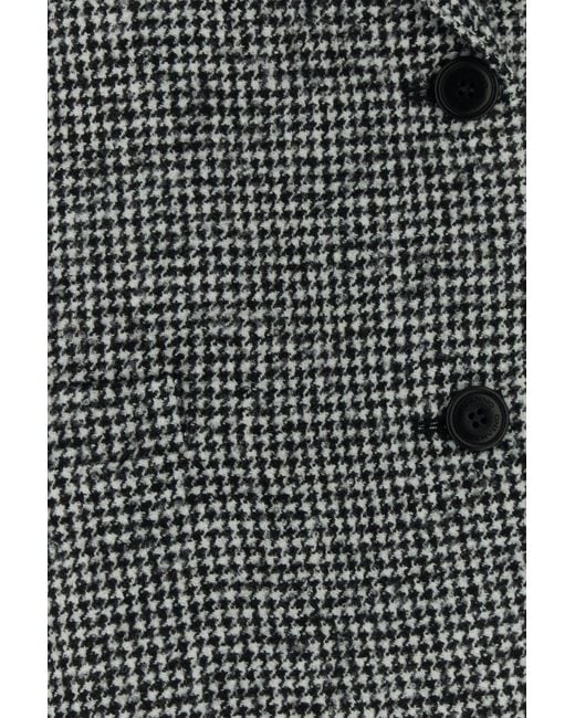 Ermanno Scervino Black Embroidered Wool Blend Blazer