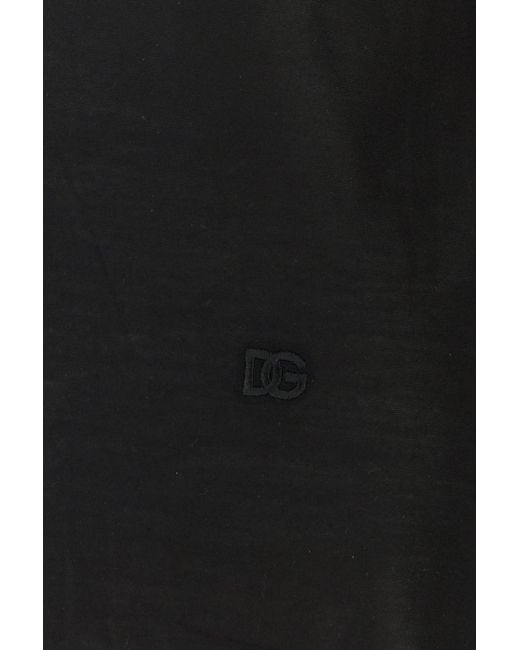 Dolce & Gabbana Black Dolce & Gabbana Jersey Shirt for men