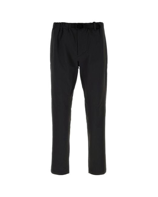 Goldwin Men's Black Stretch Polyester Pant