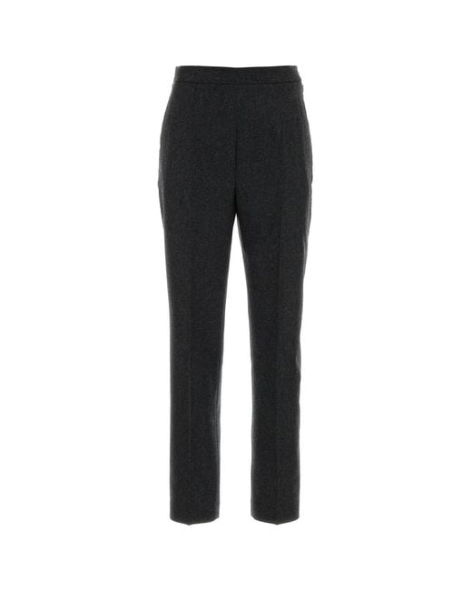 Jil Sander Black Dark Wool Pant