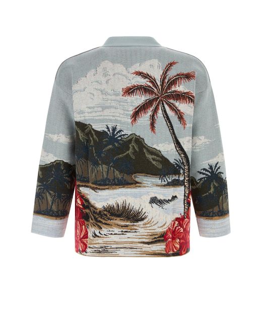 Alanui Gray Knitwear for men