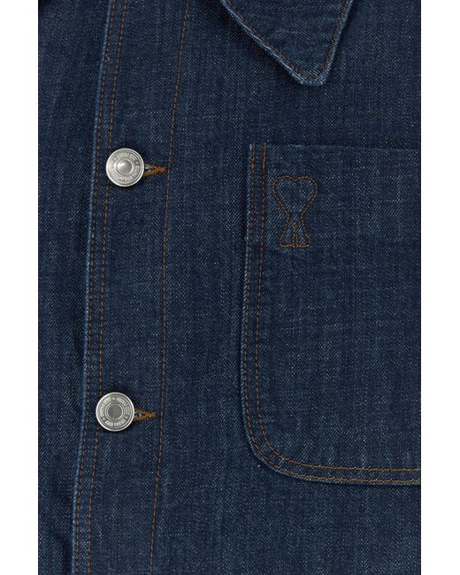 AMI Blue Denim Shirt for men