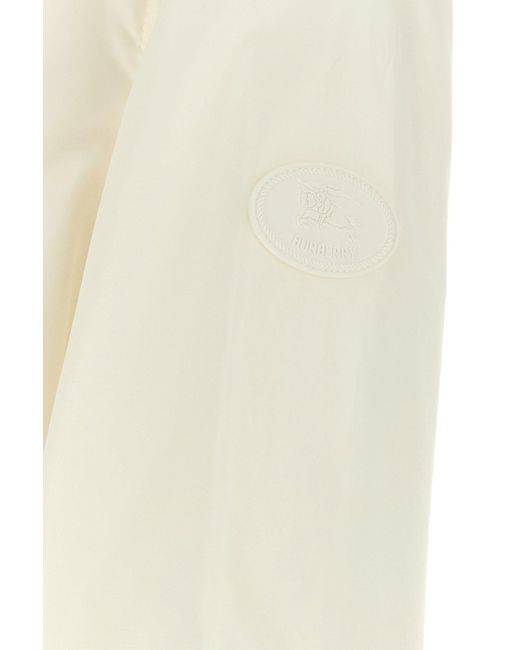 Burberry White Nylon Jacket