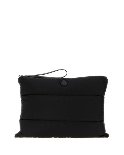 Moncler Black Nylon Caradoc Laptop Case for men