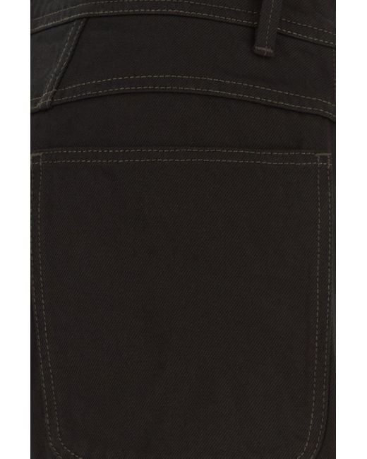 Lemaire Black Denim Jeans for men