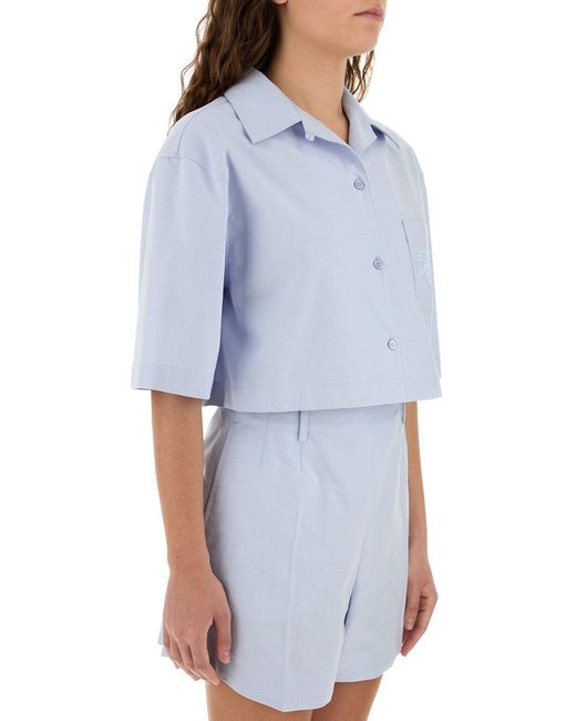 Camicia Corta di Givenchy in Blue