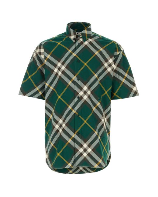 Burberry Green Camicia for men