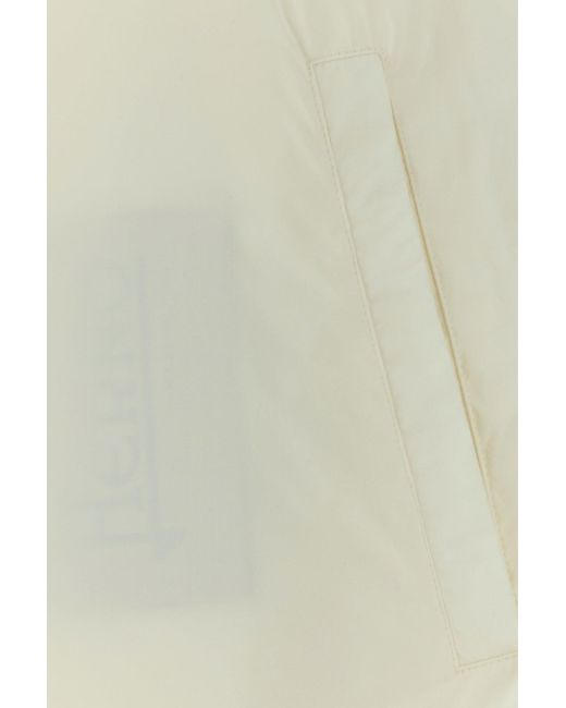 Herno White Jersey Reversible Jacket