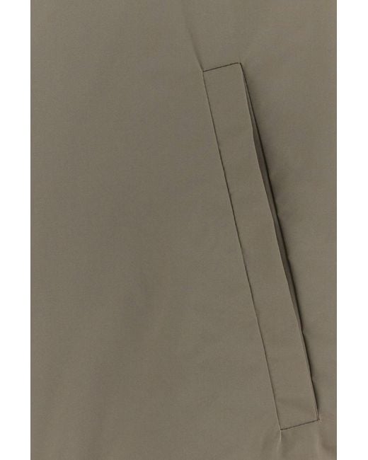 Herno Green Dove Grey Polyester Windbreaker