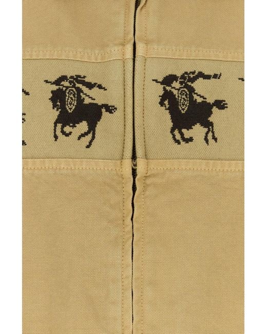 Burberry Natural Beige Denim Jacket for men