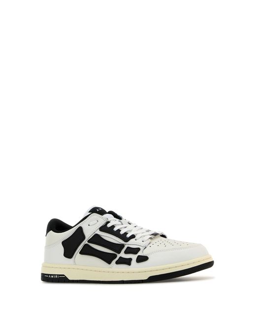 Sneakers Skel in pelle bicolor di Amiri in White da Uomo